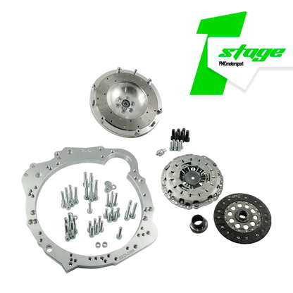 PMC Motorsport - Stage 1 Nissan RB - manual 5-speed BMW M57 ZF GS5-39DZ - 240mm / 9.45"