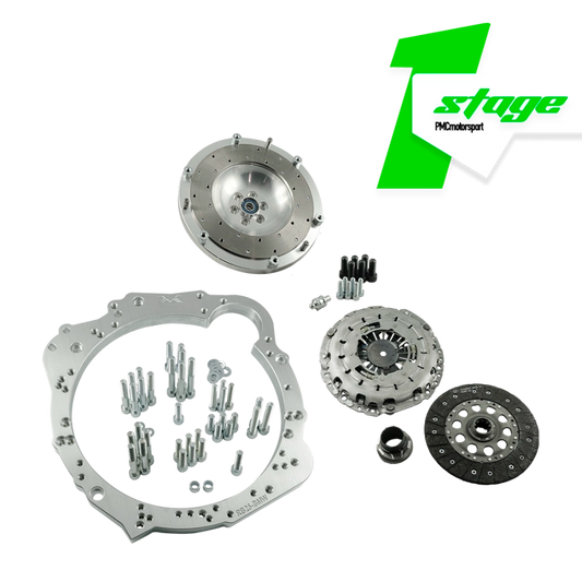 PMC Motorsport - Stage 1 Nissan RB - manual 5-speed BMW M57 ZF GS5-39DZ - 240mm / 9.45"