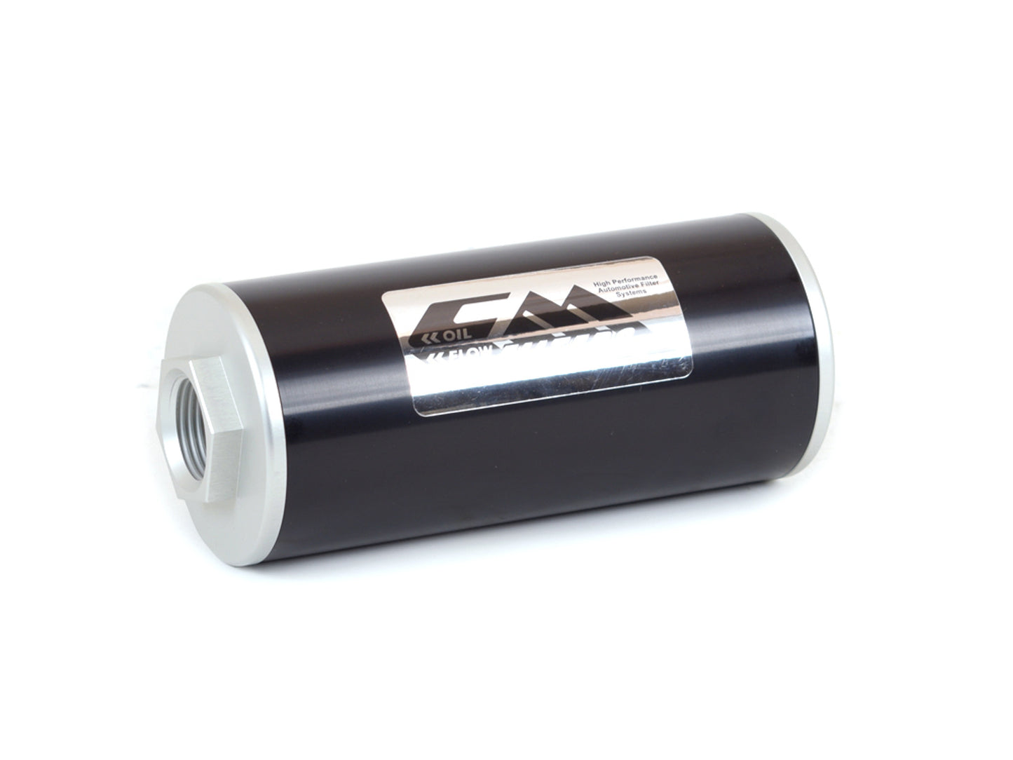 Canton - Filtro de óleo CM de alumínio 6" em linha 1-1/16" -12 portas retas de anel retentor