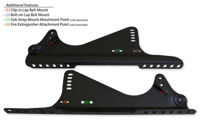 Brey Krause - E46 Driver Seats Between 426mm to 410mm wide at mount point