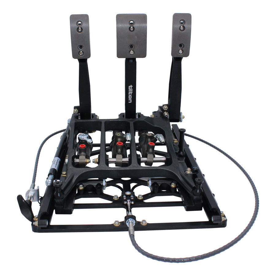 TILTON - 850-Series 3-pedal Underfoot Pedal Assembly with Slider System
