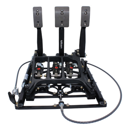 TILTON - 850-Series 3-pedal Underfoot Pedal Assembly with Slider System