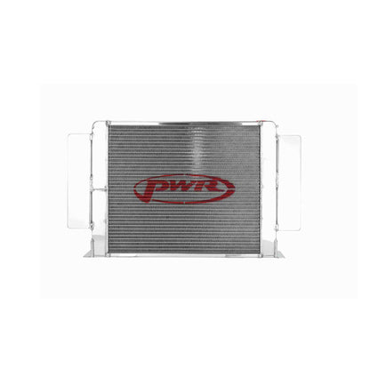 PWR - 55mm Performance Radiator (Mazda RX2-RX7 Series 1-3 12AT/13BT Rotary 70-85) W/ 16″ SPAL Fan Mounts