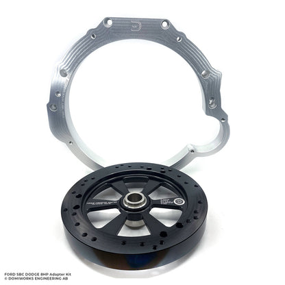DomiWorks Engineering - FORD SMALL BLOCK 289 302 351C 351W 8HP 70/75/90/95 DODGE ADAPTER KIT