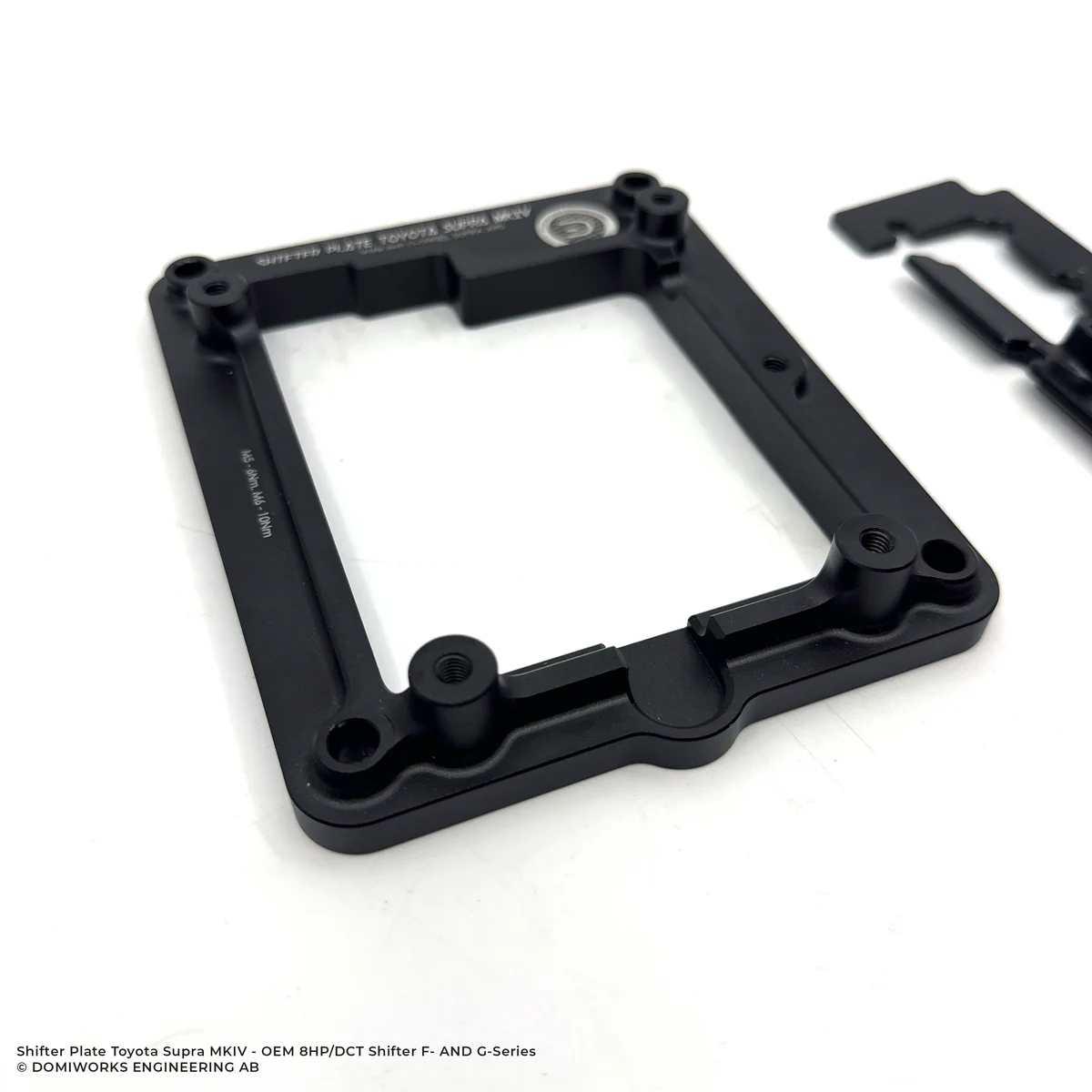 DomiWorks Engineering - SHIFTER PLATE TOYOTA SUPRA MKIV - OEM 8HP/DCT SHIFTER