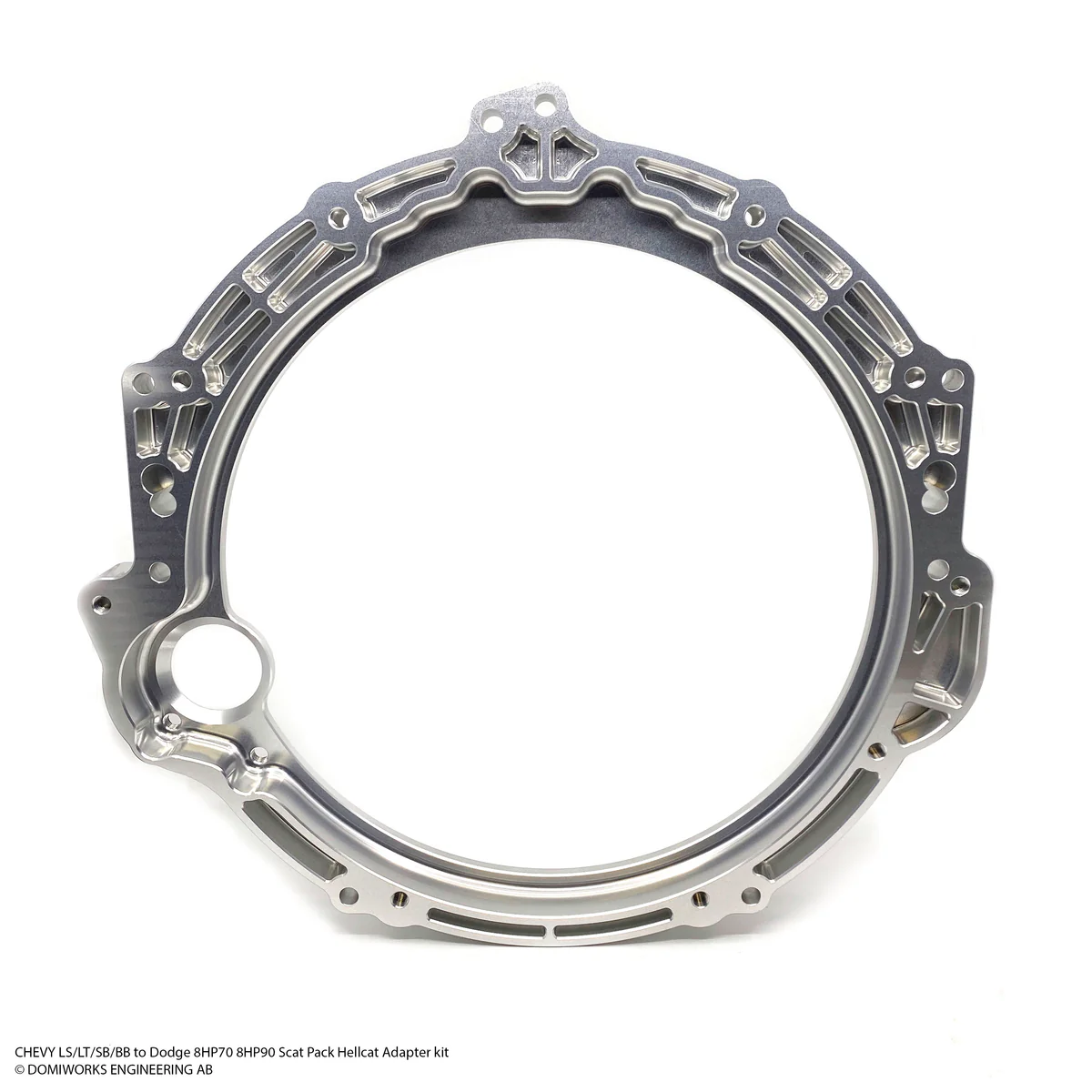 DomiWorks Engineering - CHEVY LS/LT/SB/BB TO DODGE 8HP70 / 8HP90 SCAT PACK HELLCAT ADAPTER KIT