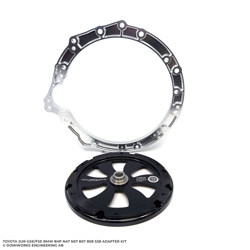 DomiWorks Engineering - TOYOTA 1UR/2UR-GSE/FSE TO 8HP 45/50/70/75/76 N47 N57 B57 B58 S58 ADAPTER KIT