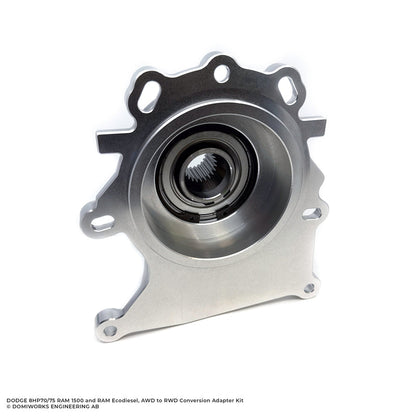 DomiWorks Engineering - DODGE 8HP70/75 RAM 1500 AND RAM ECODIESEL, AWD TO RWD CONVERSION ADAPTER KIT - 1350