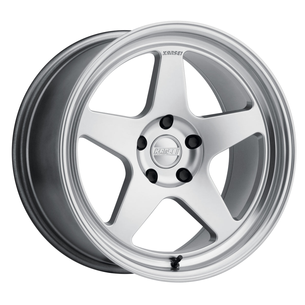 Kansei Wheels - KNP - Hyper Silver with Bright Machined Lip