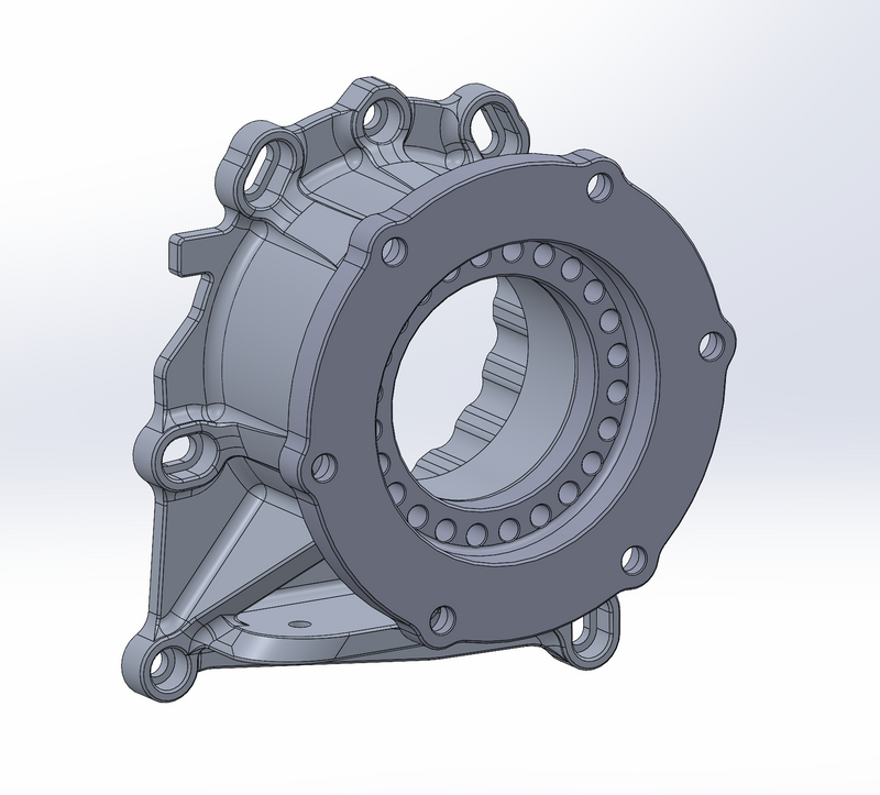 DomiWorks Engineering - NP231/241/242/243/246/249 TRANSFER CASE ADAPTER TO DODGE 8HP70/75 ECODIESEL RAM 1500