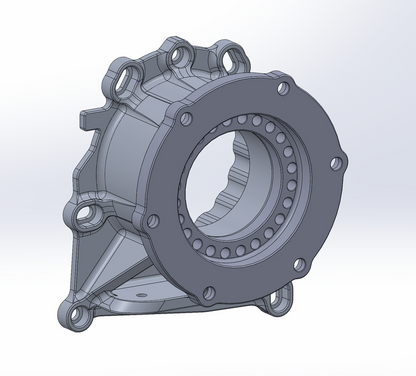 DomiWorks Engineering - NP231/241/242/243/246/249 TRANSFER CASE ADAPTER TO DODGE 8HP70/75 ECODIESEL RAM 1500
