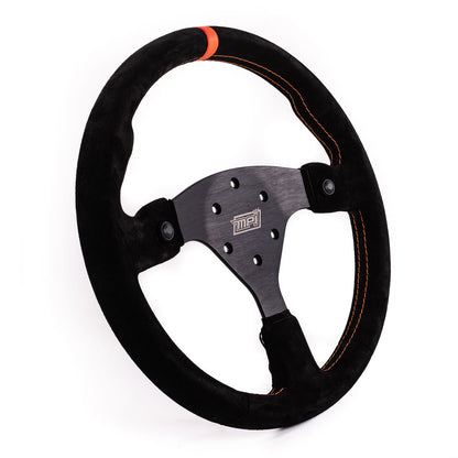 Max Papis Innovations - F-14-2B Flat Suede 2-Button Steering Wheel