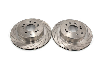 ROFU - Max Street Friction Slotted Rear Rotors PAIR - Nissan 300ZX Z32 - 4 & 5 LUG