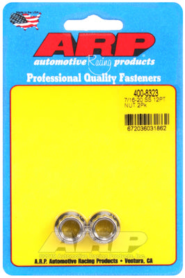 ARP 7/16-20 Stainless Steel 12PT Nut Kit