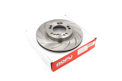ROFU - Max Street Friction Slotted Front Dual Drilled 5x114.3 / 5x120 Rotors BMW E36/E46 286x22