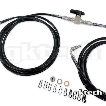 GKTech - 240SX/SKYLINE KIT DE CAIXA DE LINHA DE FREIO TRASEIRO (LINE-LCKR)
