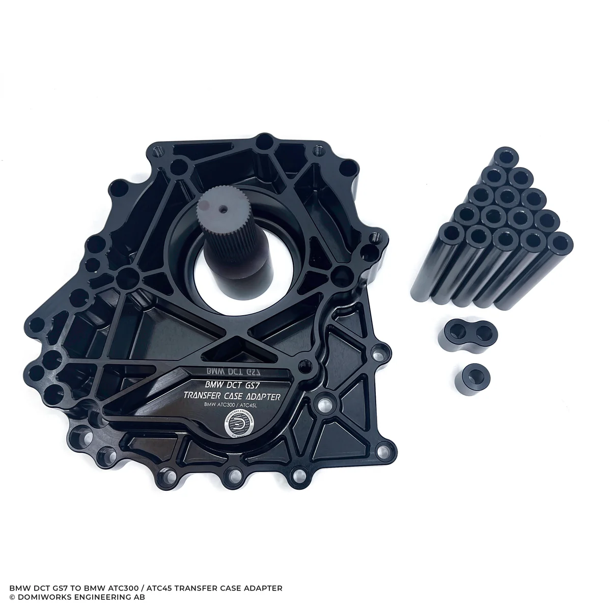 DomiWorks Engineering - BMW ATC300 Transfer Case to BMW DCT Conversion Adapter