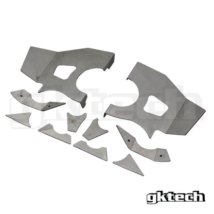 GKTech - LEXUS IS300 SUBFRAME WELD-IN REINFORCEMENT PLATES