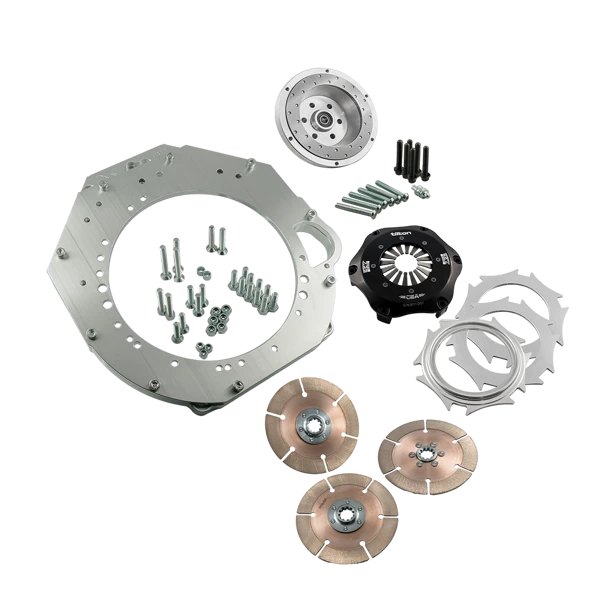PMC Motorsport - Race stage 3 GM Chevrolet V8 LS 6-bolts - BMW E46 S54 M3 GETRAG 420 6-speed - 184mm / 7.25" (S)