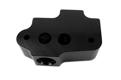 Improved Racing - Oil cooler adapter, C7 Corvette LT1 / LT4 engine (with C7 pan), non-thermostatic