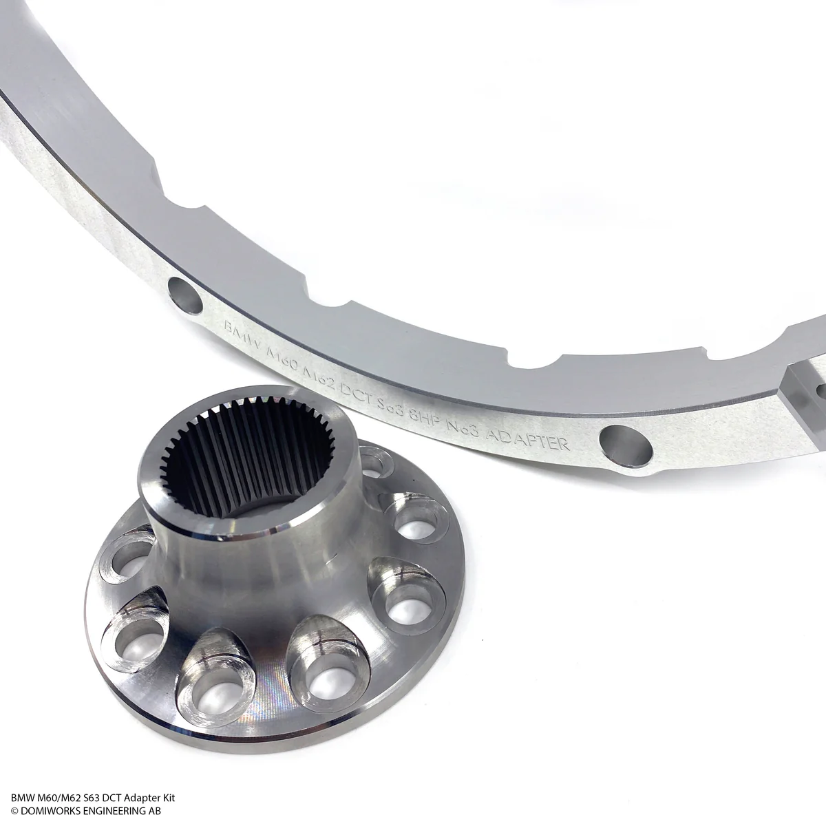 DomiWorks Engineering - BMW M60/M62 TO BMW S63 DCT ADAPTER KIT
