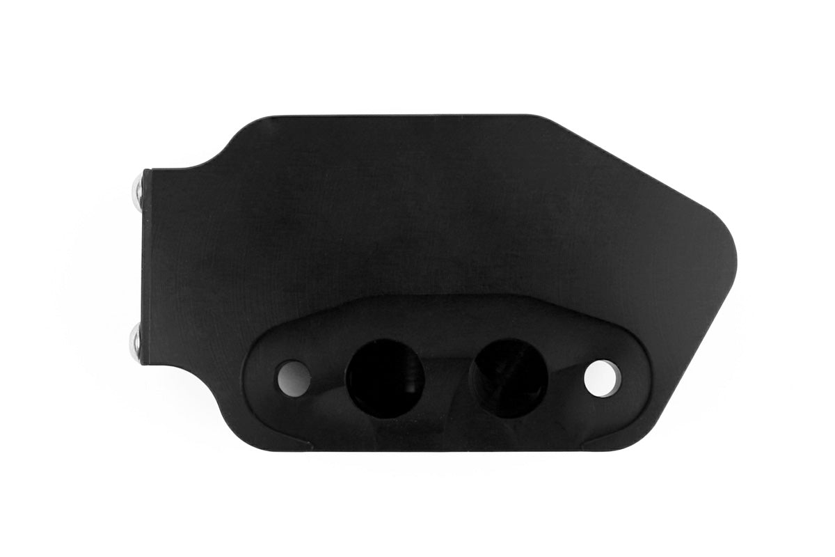 Improved Racing - Oil cooler adapter, low-profile, thermostatic, 200F, GM LS-series engine, rear sump