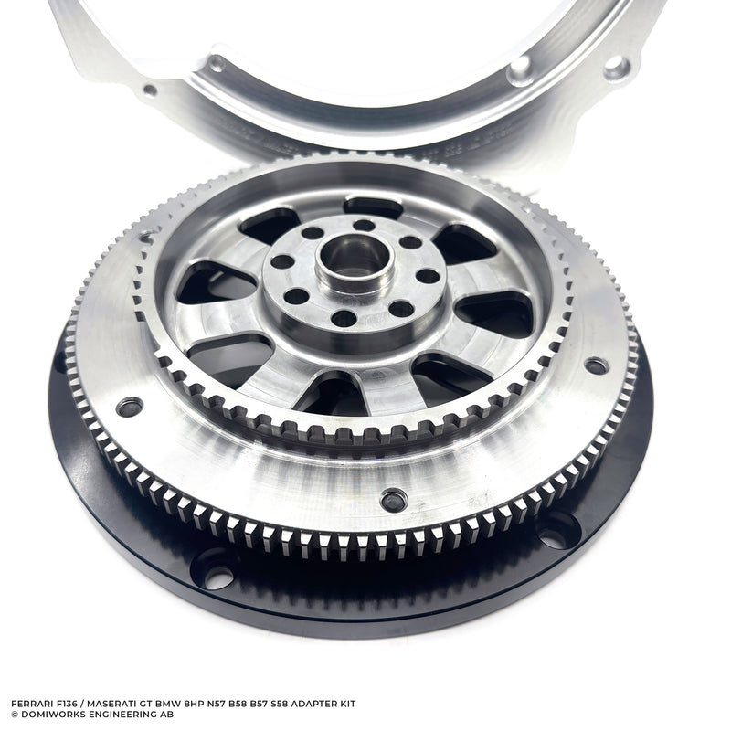 DomiWorks Engineering - FERRARI F136 / MASERATI GT BMW 8HP N57 B58 B57 S58 ADAPTER KIT