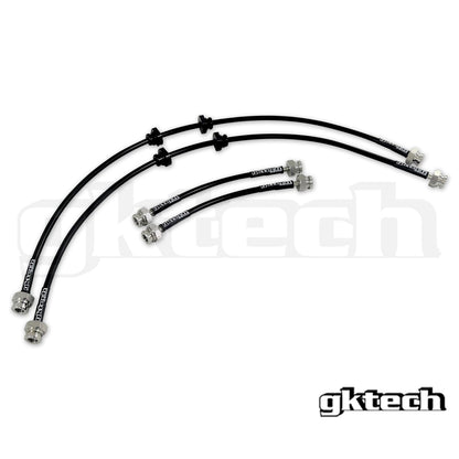 GKTech - Z32 300ZX LINHAS DE FREIO TRANÇADAS (CONJUNTO DIANTEIRO E TRASEIRO) (Z32BRAKEBUNDLE) 