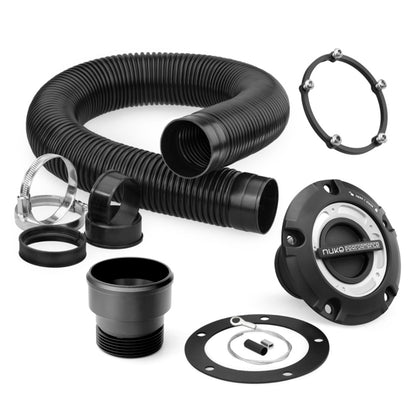 Nuke Performance - Filler cap and fuel hose kit for CFC Unit, nut ring