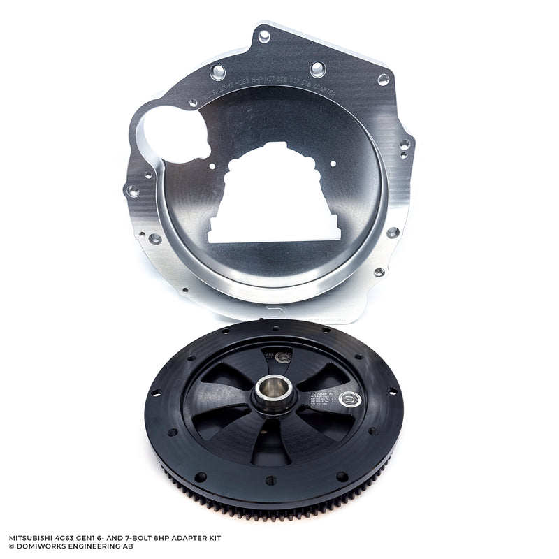 DomiWorks Engineering - MITSUBISHI 4G63 DSM GEN1 6- AND 7-BOLT - BMW 8HP N57 B58 B57 S58 ADAPTER KIT