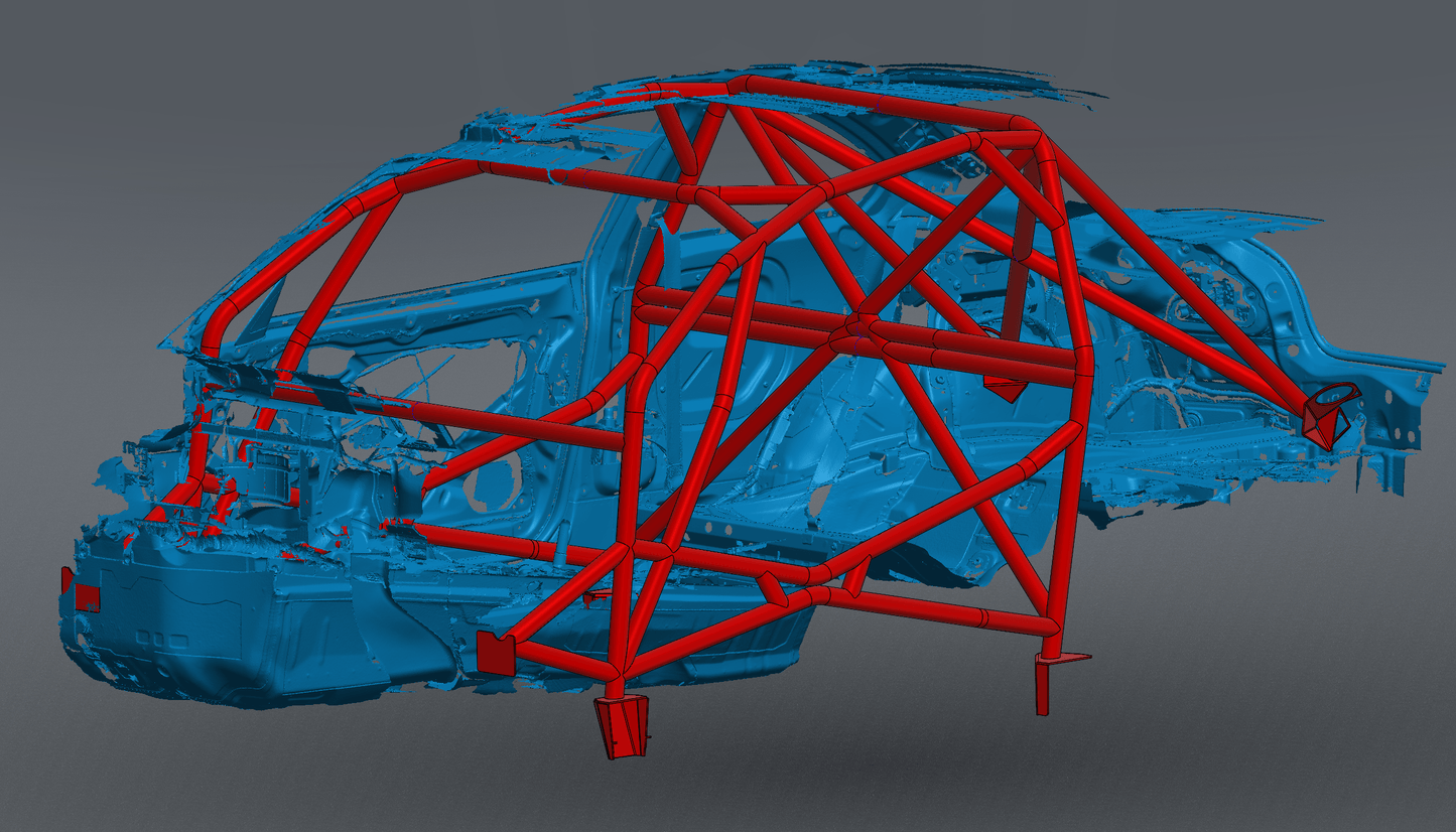 CAGEKITS - E82 FD Spec – Non-gutted X Door Bar Roll Cage
