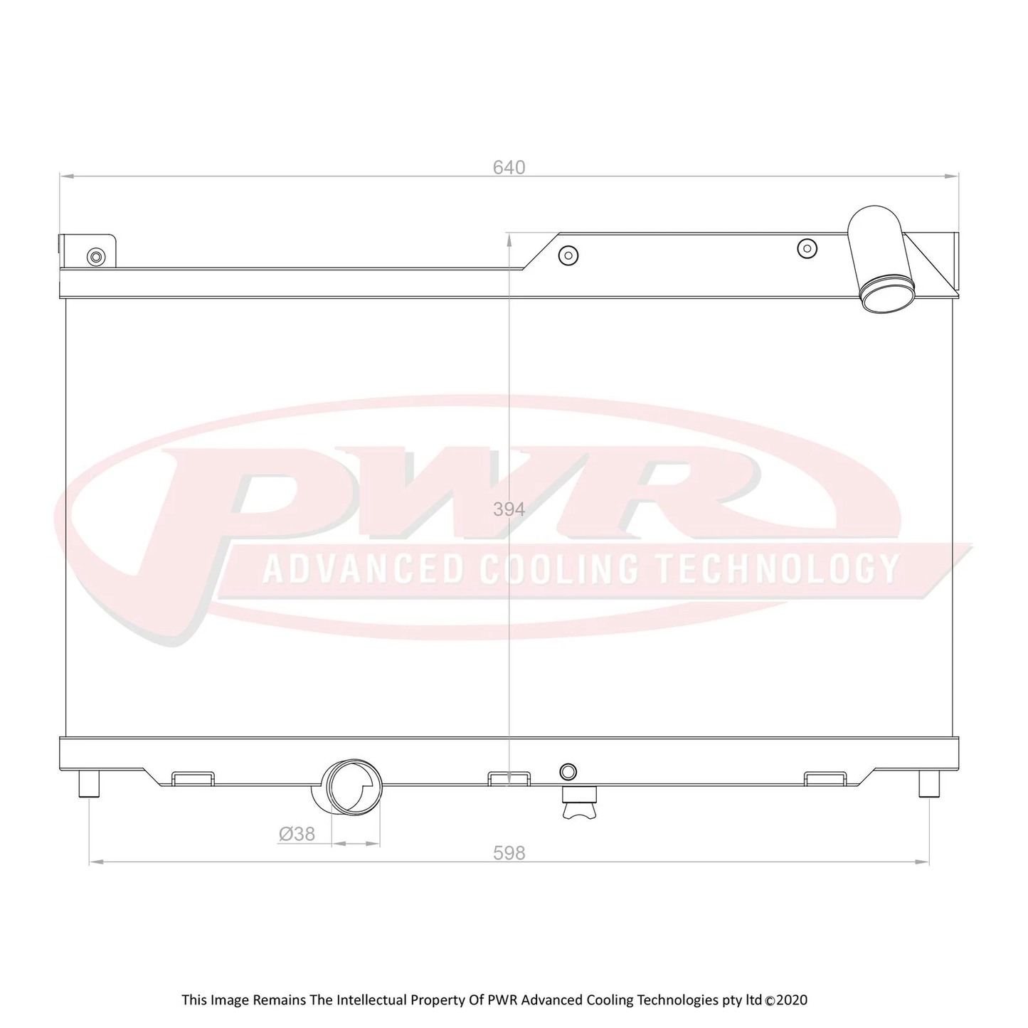 PWR - Mazda RX7 1993-1997 FD Radiator