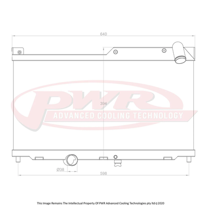 PWR - Mazda RX7 1993-1997 FD Radiator
