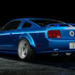 2FPERFORMANCE - FORD S197 MUSTANG 55MM WIDE REAR OVERFENDERS)