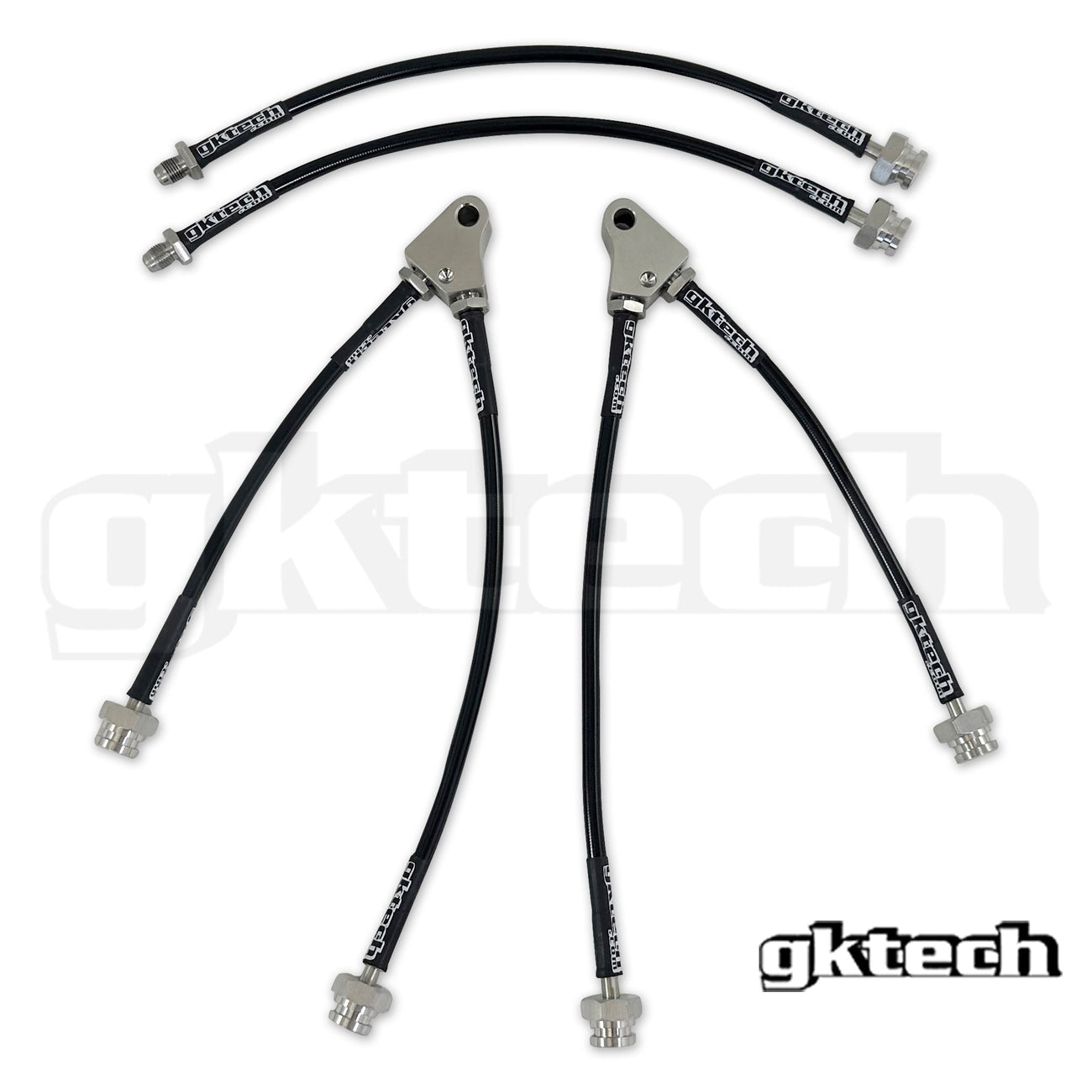 LINHAS DE FREIO TRANÇADAS GKTech - R33 GTS-T (R33BRAKELINECOMBO) 