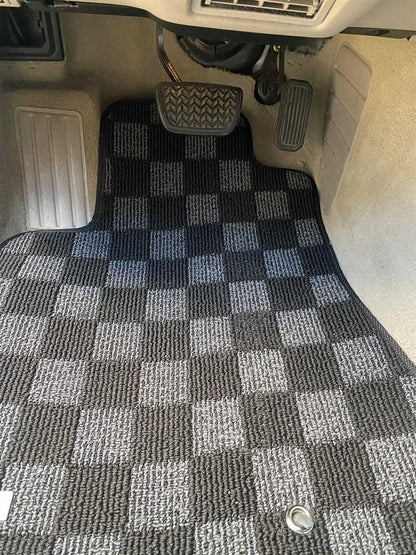 P2M - LEXUS GS300/400 2000-04 FRONT + REAR RACE FLOOR MATS : DARK GREY (P2-CPTGSS160FRDG-TP)