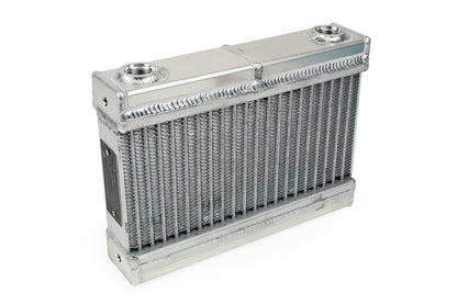 Improved Racing - High efficiency dual-pass oil cooler, 200 series, 21-row, 7.00" x 9.60", -10AN female ORB ports