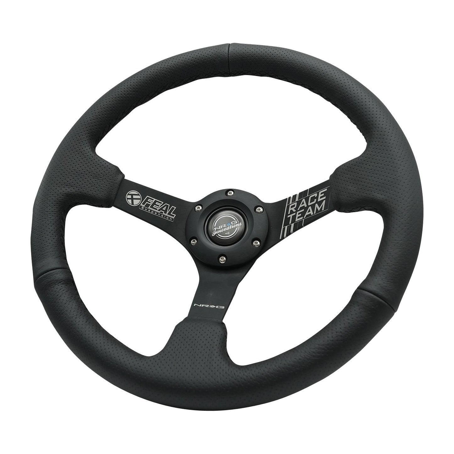 NRG - 350MM DEEP DISH STEERING WHEEL FEAL RACE TEAM SPEC