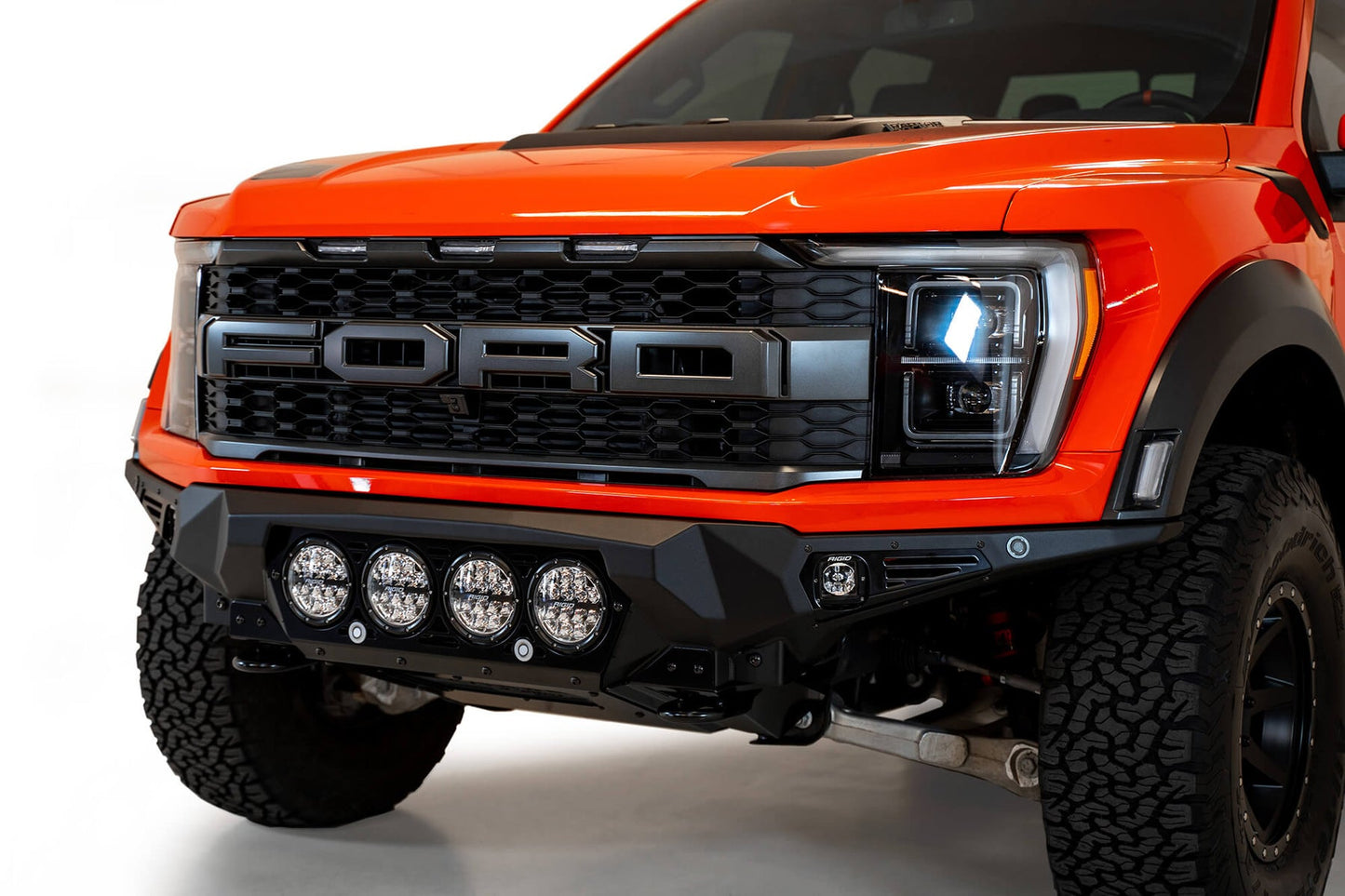 Addictive Desert Designs - 2021-2025 FORD F-150 RAPTOR/RAPTOR R BOMBER FRONT BUMPER (RIGID)