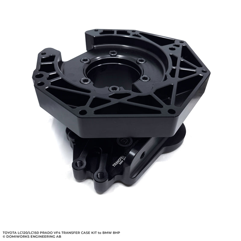 DomiWorks Engineering - TOYOTA LC120 LC150 PRADO VF4 TRANSFER CASE ADAPTER KIT TO BMW 8HP
