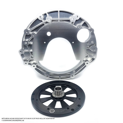 DomiWorks Engineering - MITSUBISHI 4G54B DODGE 8HP 70/75/90/95 SCAT PACK HELLCAT ADAPTER KIT