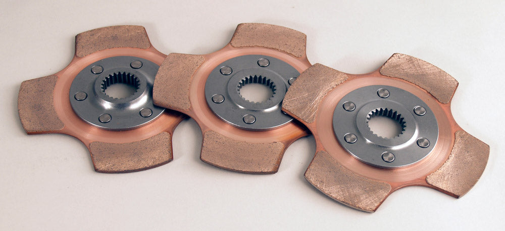 Tilton - OT-185 7.25” 3-Plate Metallic Clutch Disc Packs - "Back-to Back" Hub Configuration