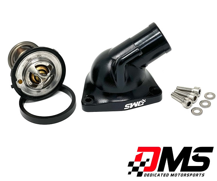Dedicated Motorsports - LT Billet T-stat housing and Thermostat - Black