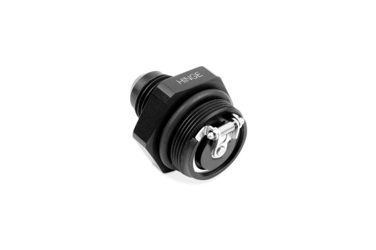 Improved Racing - High Flow Flapper Check Valve, -6 Body, -4AN Male