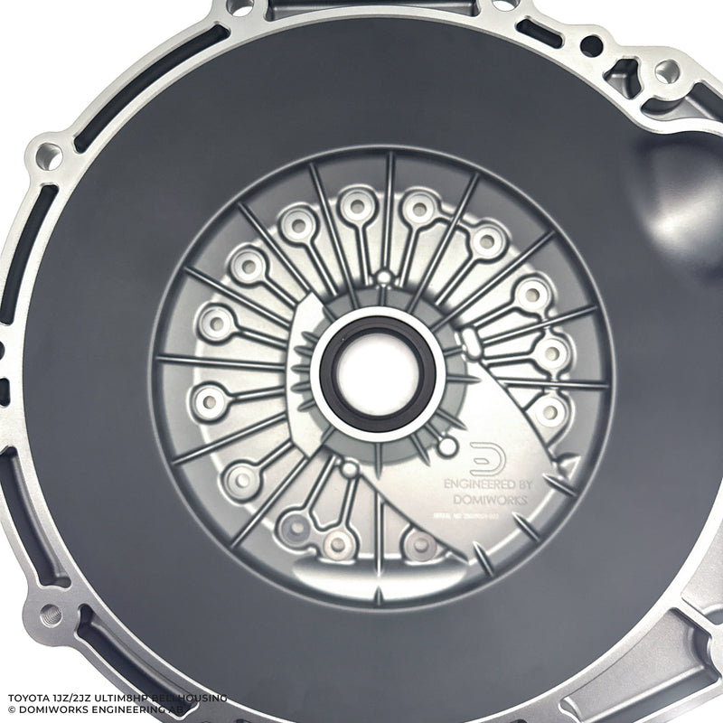 DomiWorks Engineering - TOYOTA 1JZ/2JZ ULTIM8HP BELLHOUSING - FULL SUPRA MKIV VEHICLE KIT