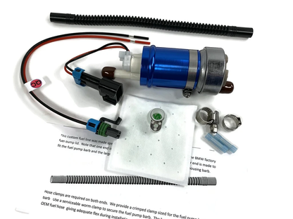 Rally Road - Bomba de combustível Walbro 485 lph com kit de instalação E36 (RRW4IFPEIK)