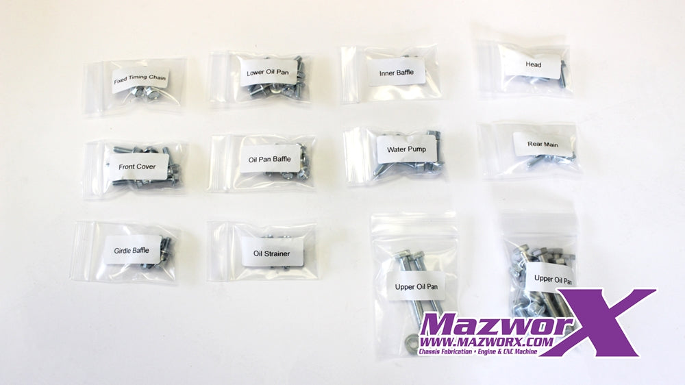 Mazworx - Mazworx SR20 Engine Bolt Kit