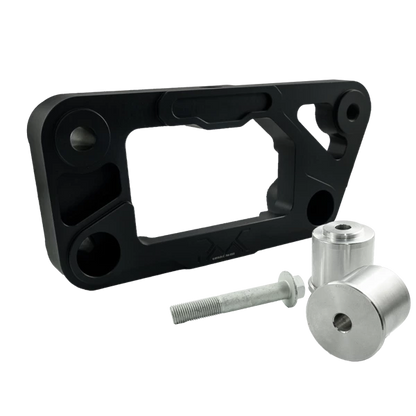 PMC Motorsport - Black Edition Rear differential adapter with double bracket BMW N55 S55 M2 M3 M4 F80 F82 F87