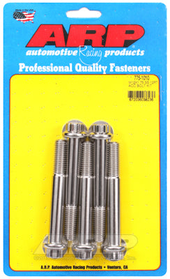 ARP M12 x 1.75 x 90 Hex Black Oxide Bolts (5/pkg)