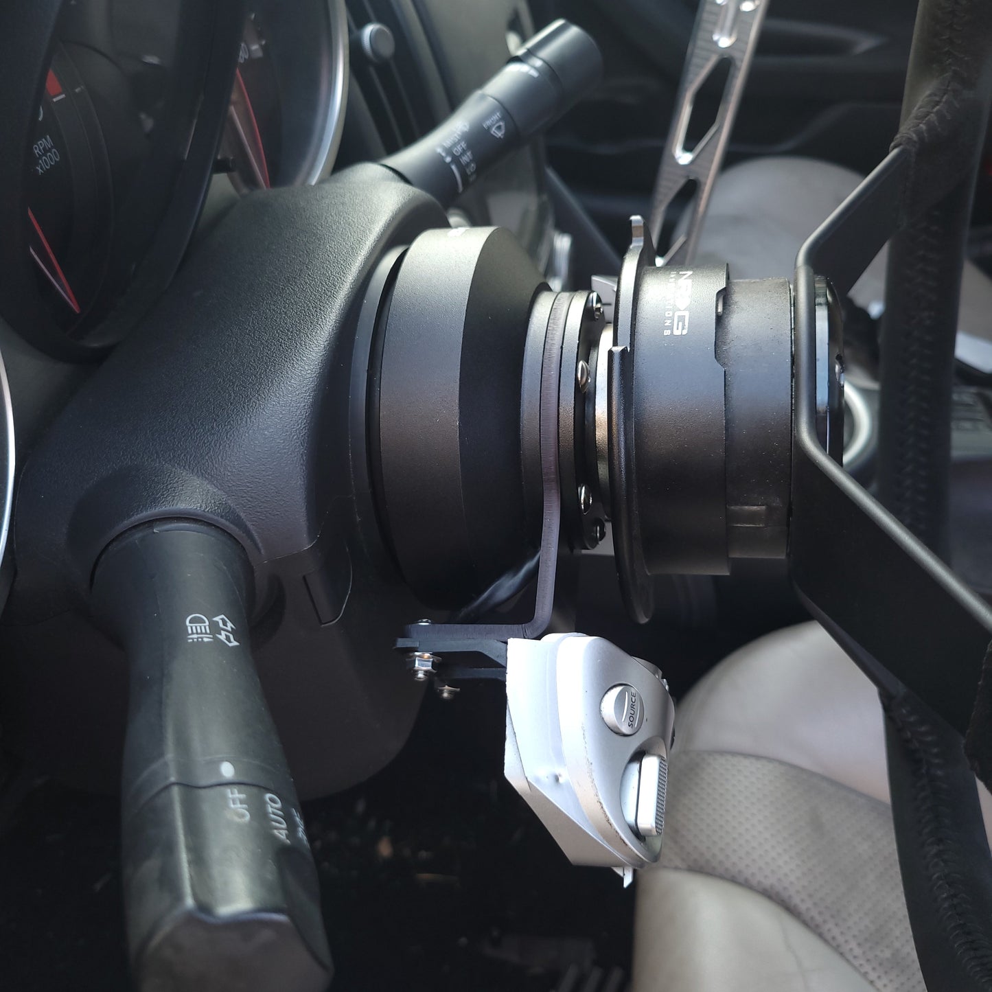 HENKO AUTOLAB - 370Z CRUISE CONTROL RELOCATION BRACKET